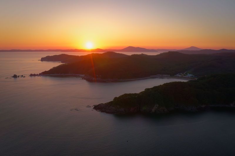 На закате фото превью