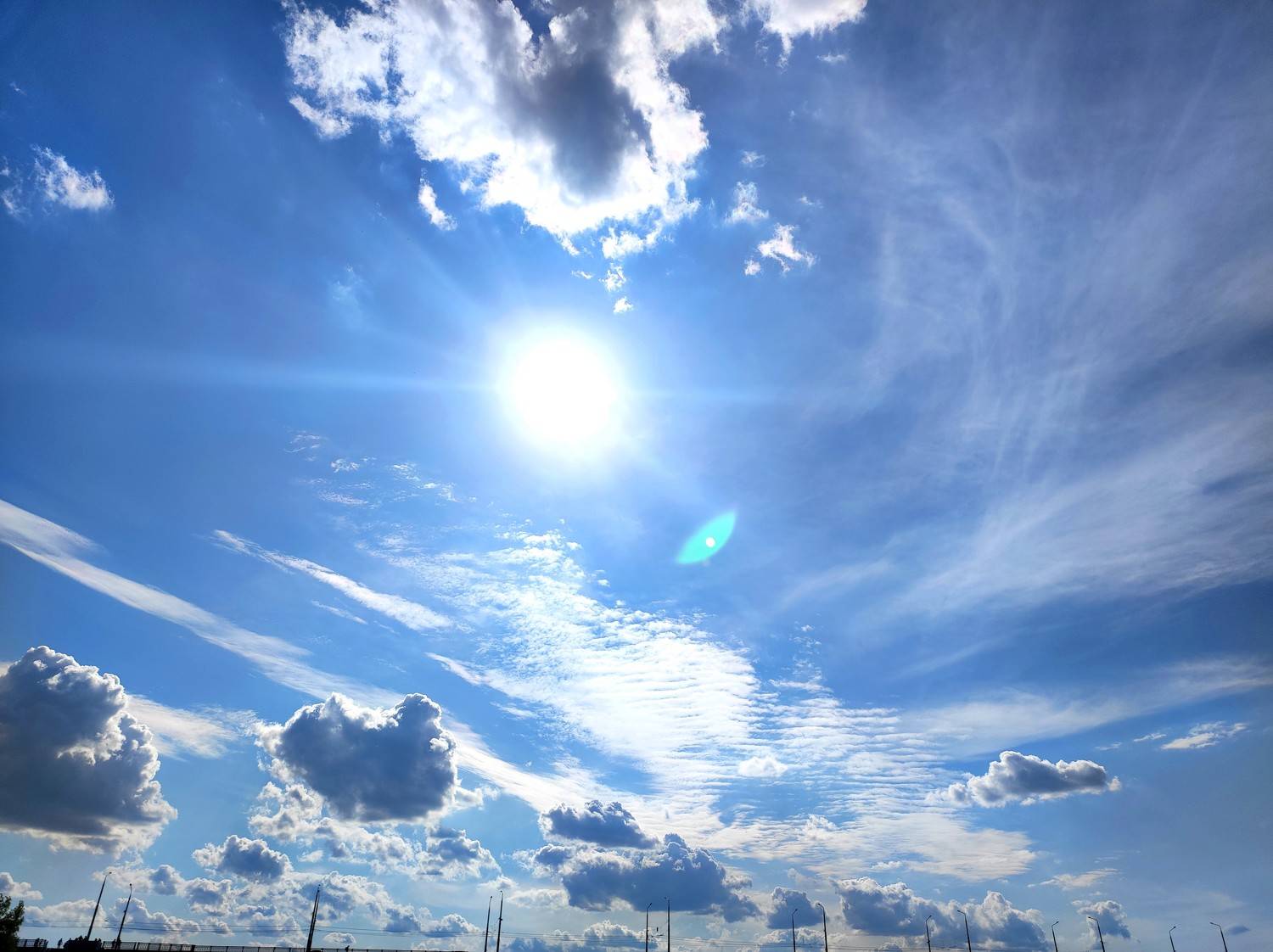 summer sky, summer, sky, blue, saratov., Karina Yakovleva