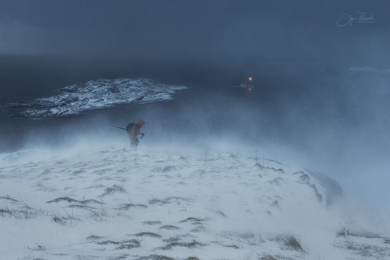 норвегия, пейзаж, лофотены ПУРГА фото превью