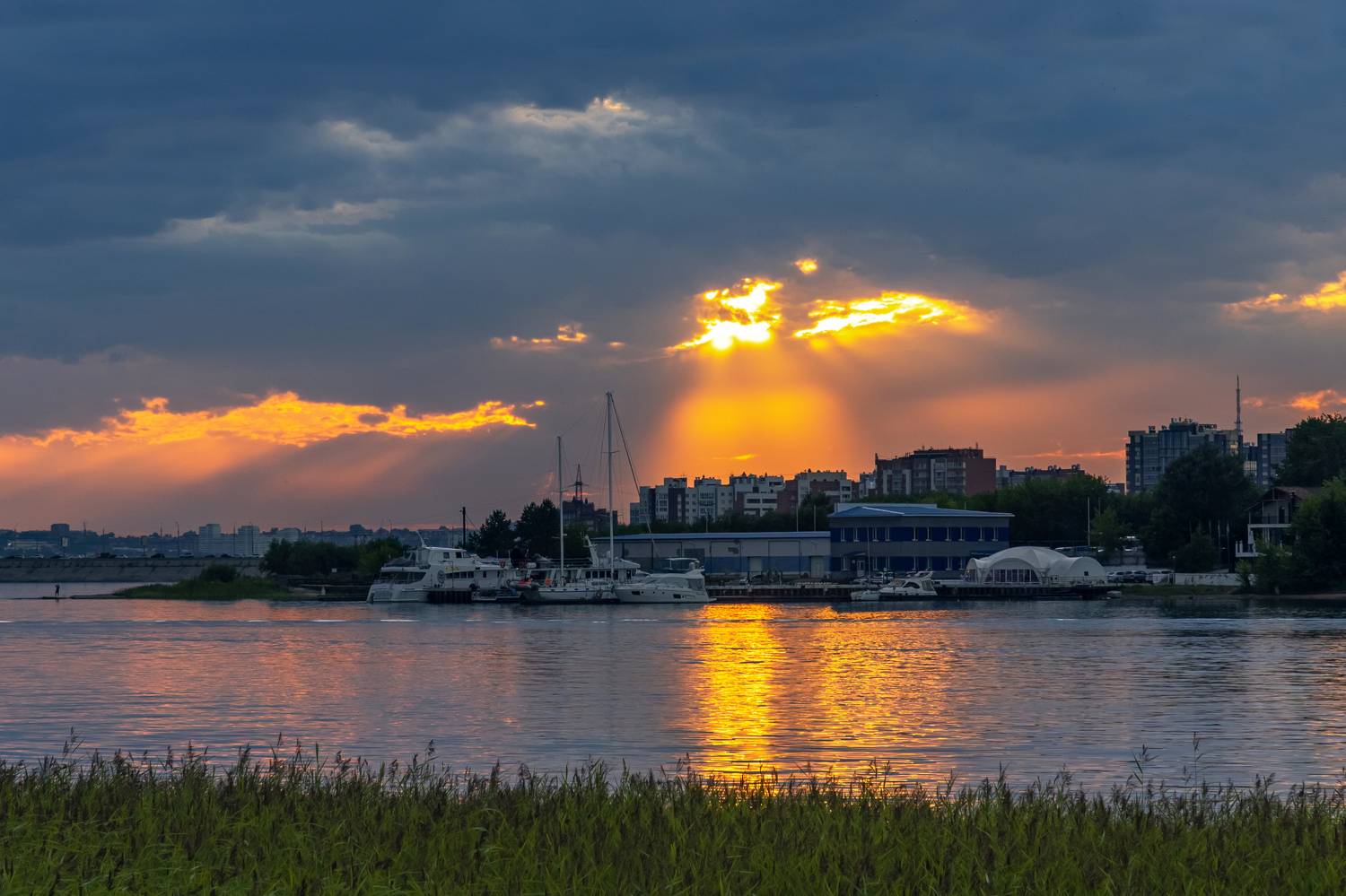иркутск, ангара, закат, Тильпунов Михаил