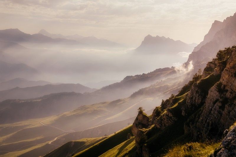 Вид на гору Цей-Лоам от подножия Цорейломского хребта фото превью