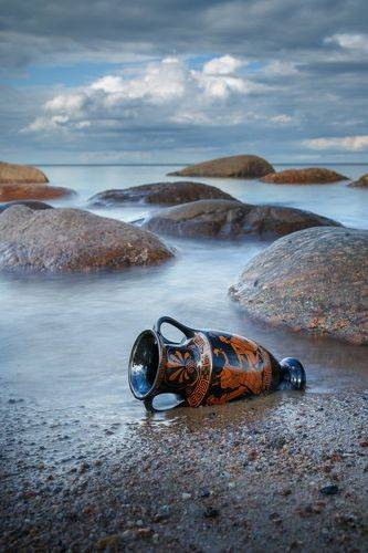 Песок и камни Финского залива :)