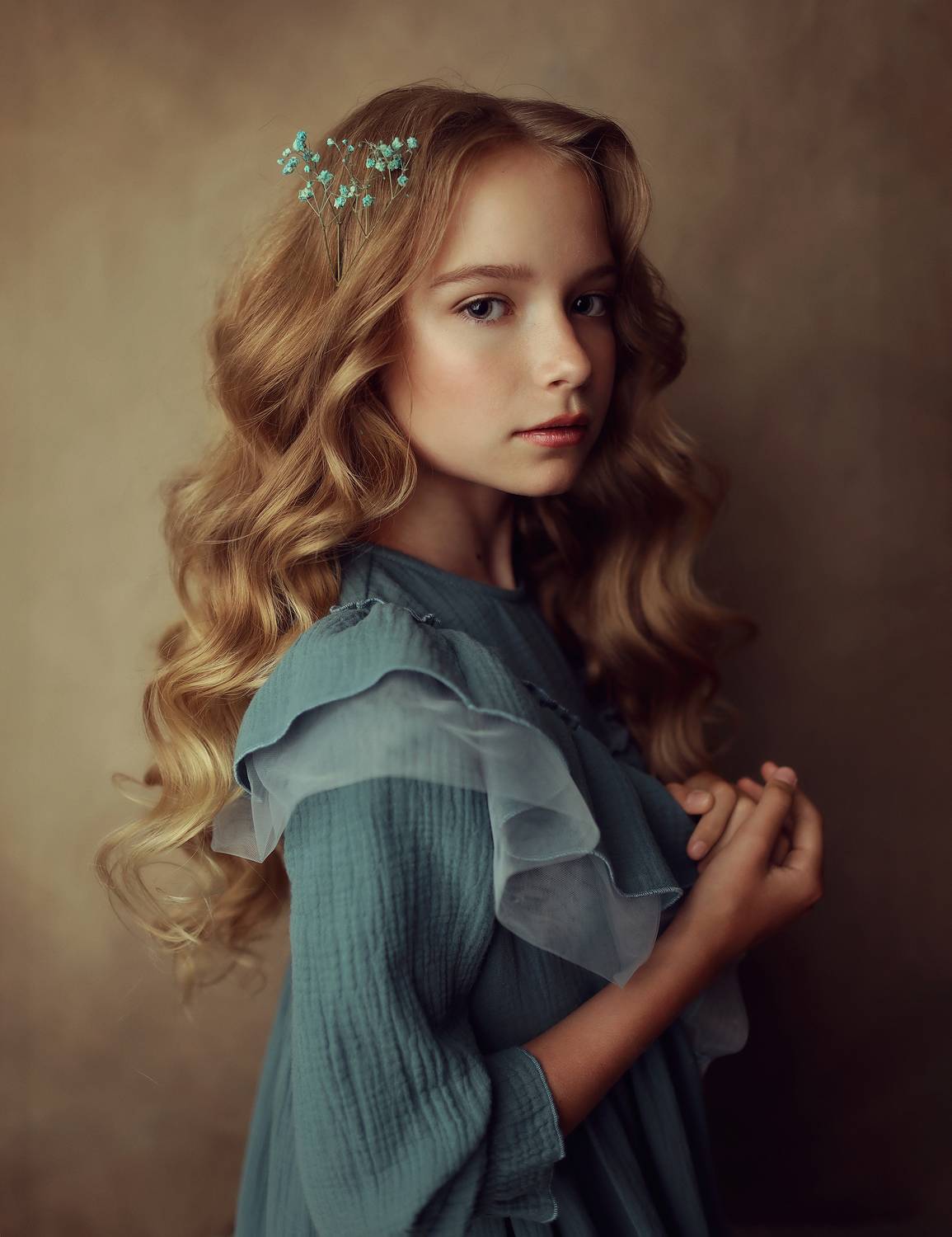 детский портрет студийный художественный, Лиля Носкова