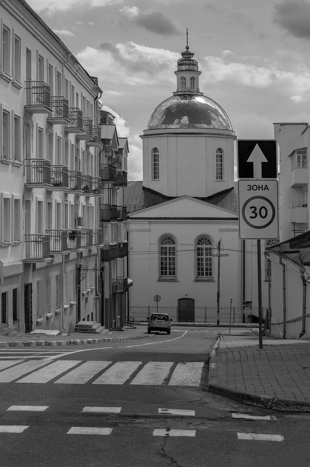 черно-белое, город, полоцк,  Sixten (Сергей)