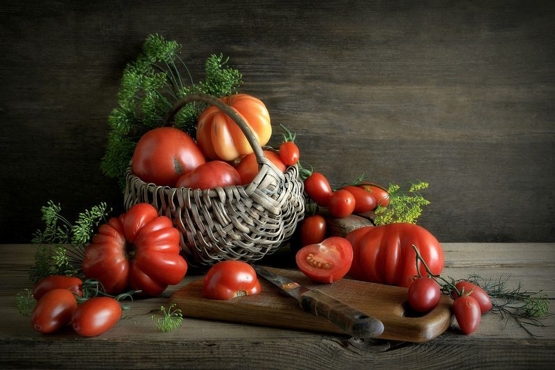 сергей алексеев, натюрморт Помидоры- томаты.. фото превью