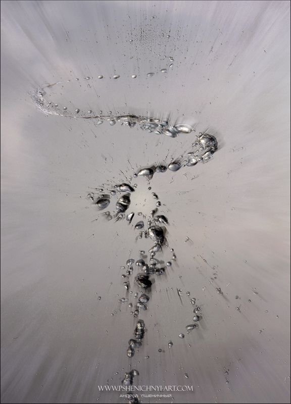 вода, мгновенье, концепт, спираль, структура, металл Спираль фото превью