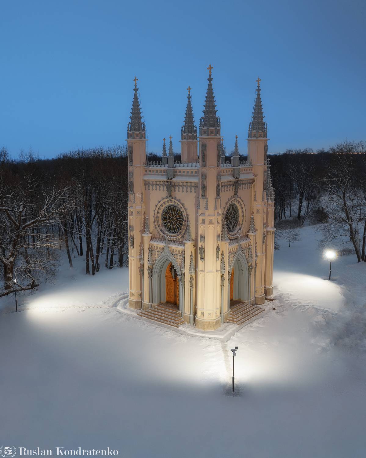 петергоф, церковь св. александра невского, церковь, готическая капелла, капелла, Кондратенко Руслан