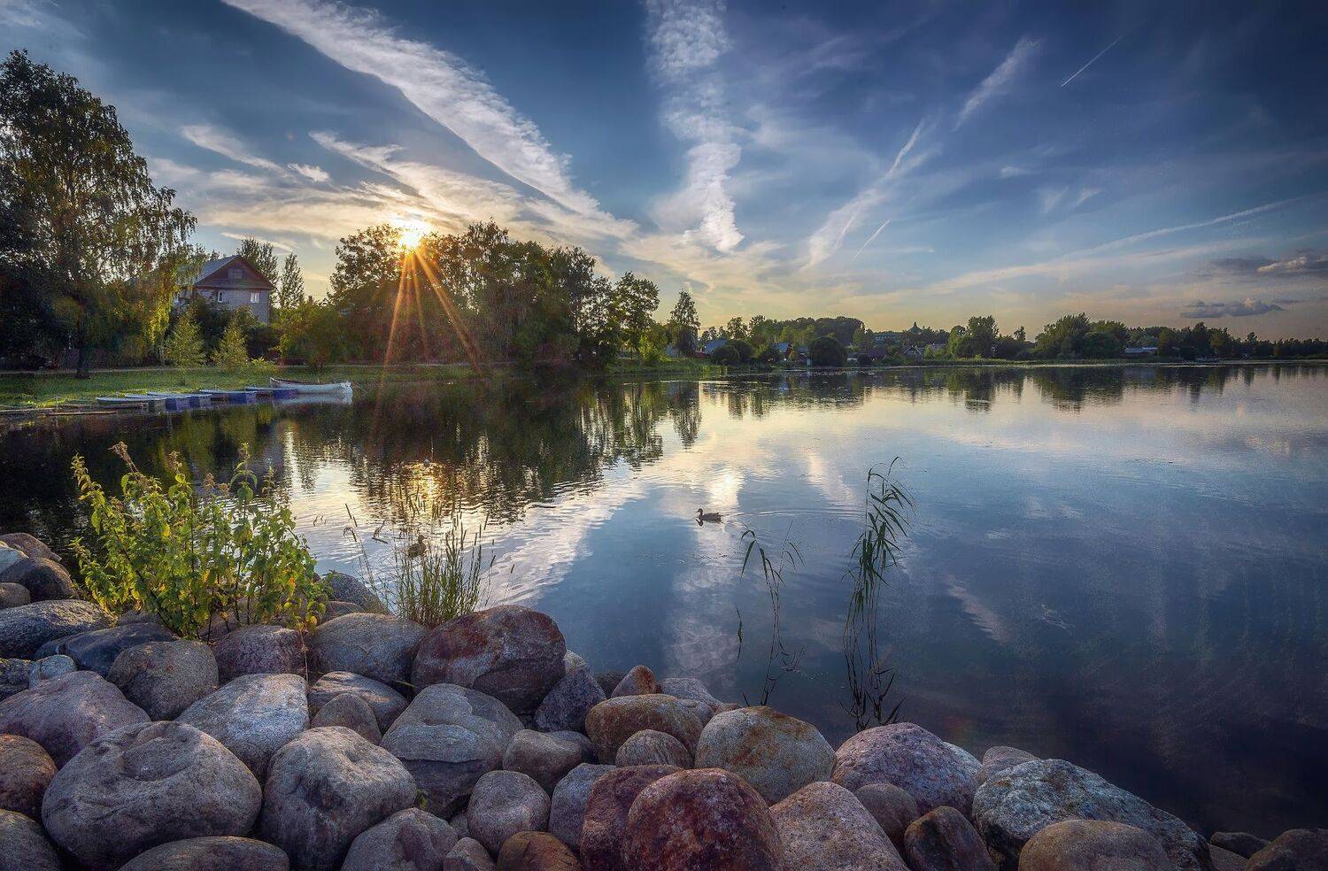 валуны, берег, озеро, валдай, Сергей Аникин