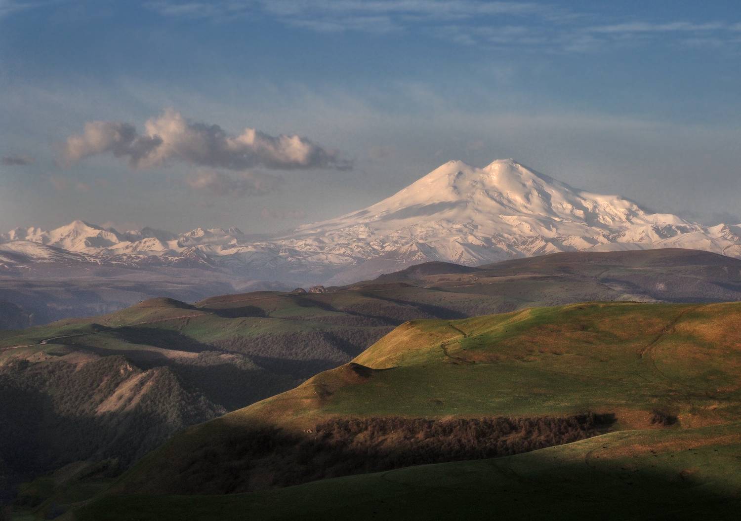 кавказ, кабардино-балкария, приэльбрусье, эльбрус, большой кавказский хребет, Галина Хвостенко
