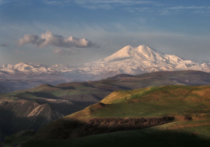 кавказ, кабардино-балкария, приэльбрусье, эльбрус, большой кавказский хребет Эльбрус фото превью