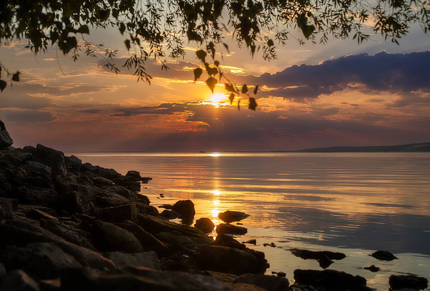 лето закат волга sunset summer, Дзюба Нелли