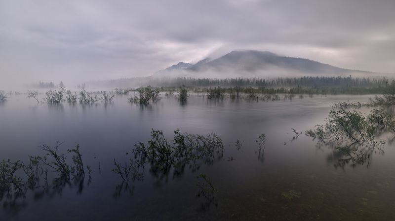 пейзаж плато путорана акырма река нарта Акырма фото превью