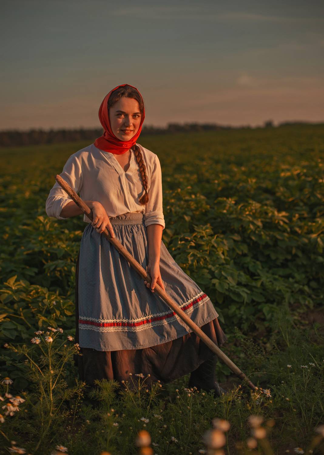 девушка цветы поле любовь солнце лето красота счастье мечты красавица фотография, Шепелева Татьяна