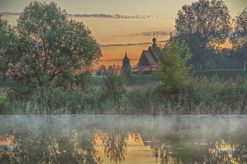 Раннее утро...у воды... фото превью