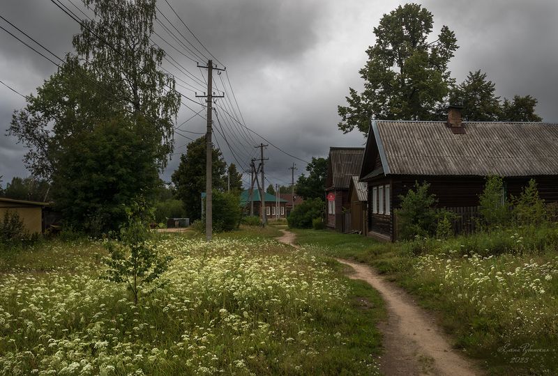 кологрив, город, костромская область, архитектура, костромскаяобласть Дождливый день фото превью