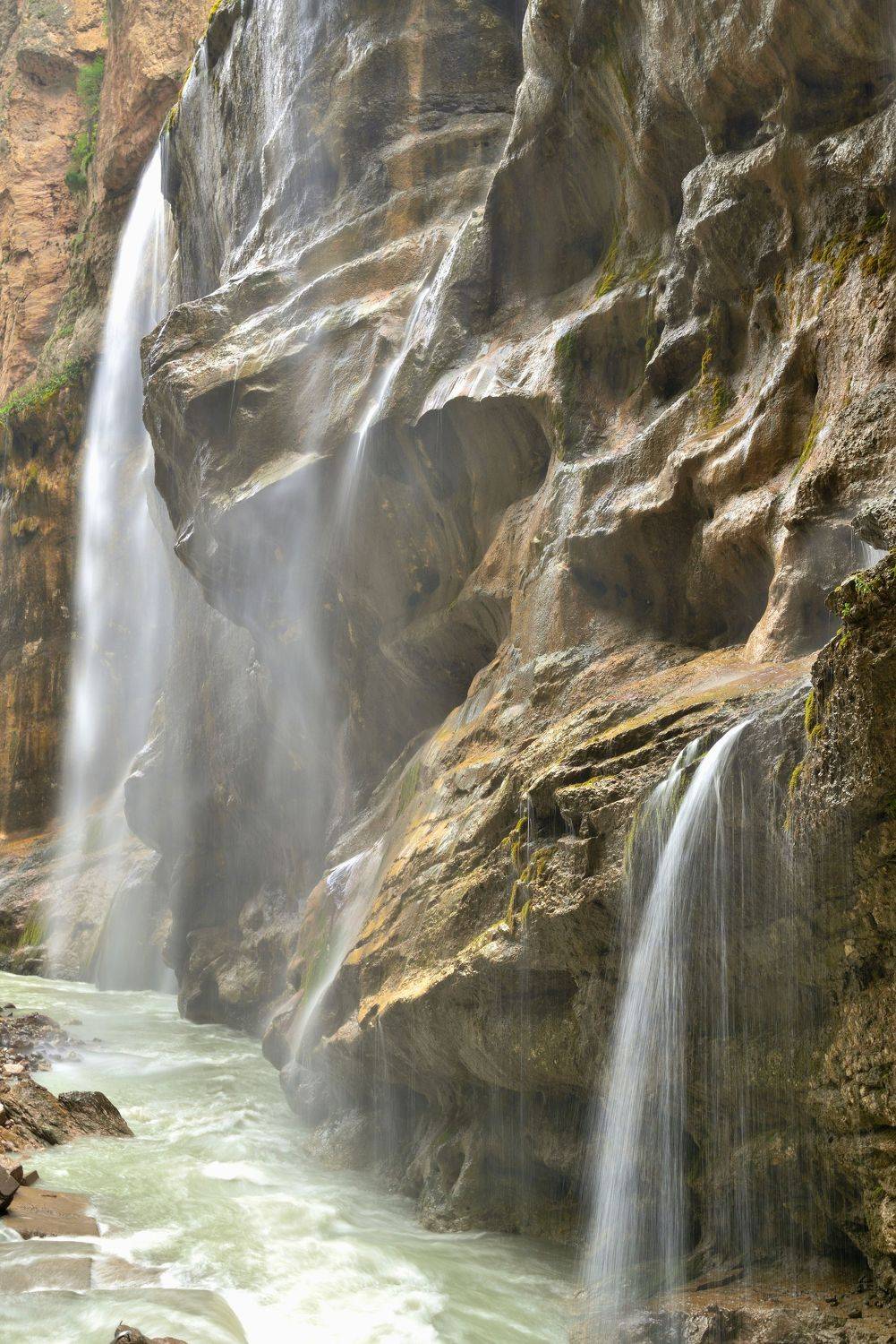 кабардино-балкария, чегемское ущелье, чегемская теснина, горы, скалы, чегемский водопад,, Байдуков Александр