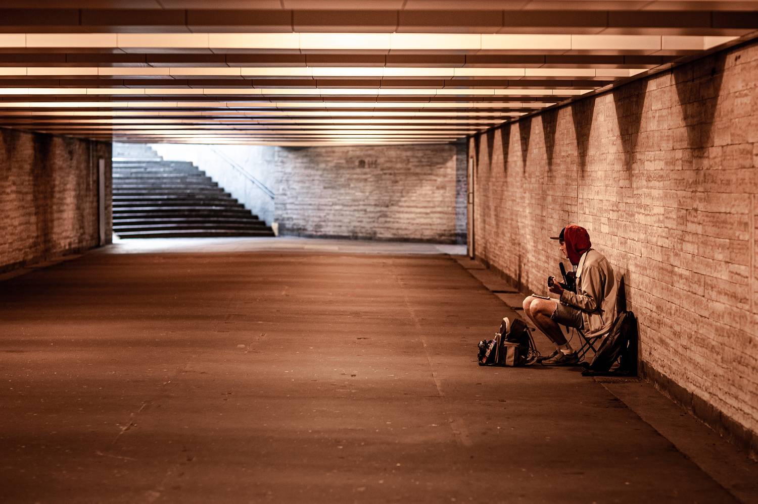 подземный переход, музыкант, архитектура, город, стрит, Плешков Алексей