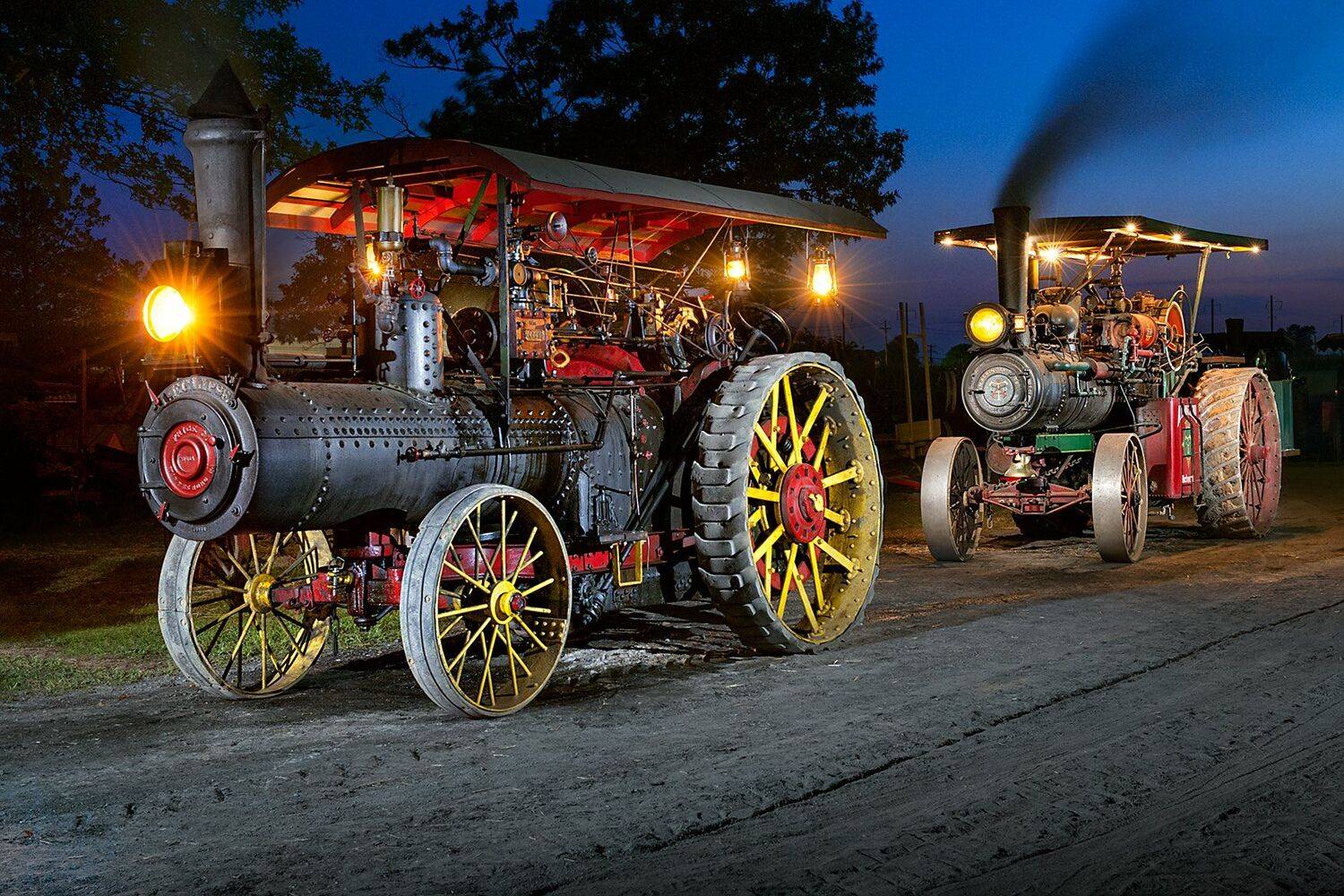 steam tractors,rough and tumble, Donald Reese