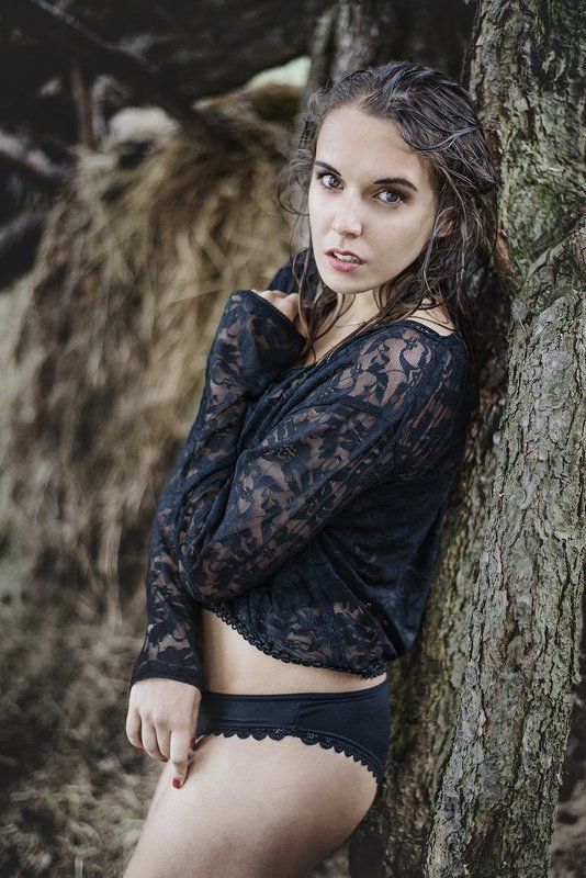 portrait, beauty, girl, polishgirl, fashion, water, dark, summer, ree Sandra фото превью