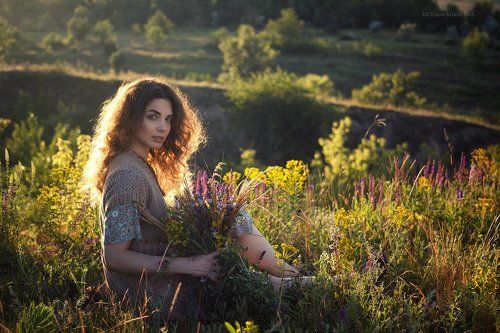 Летнее разнотравье или большие одуваны