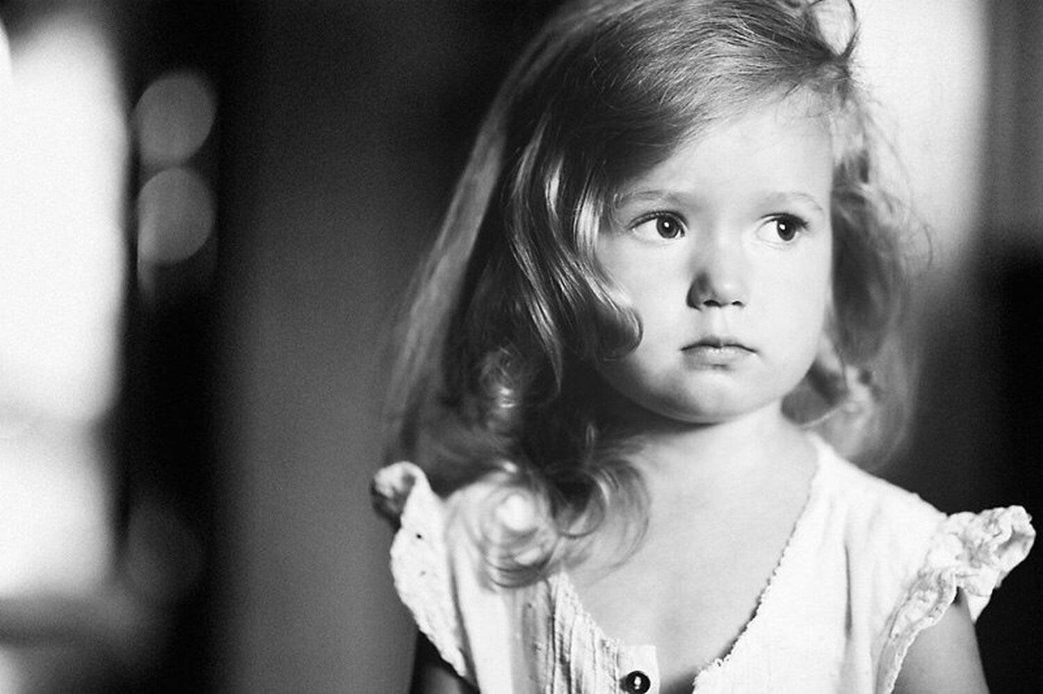 Портрет, девочка, чернобелое, Анастасия  Лазутина