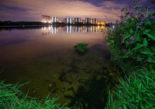 Клязьминское водохранилище и ЖК «Московские Водники»