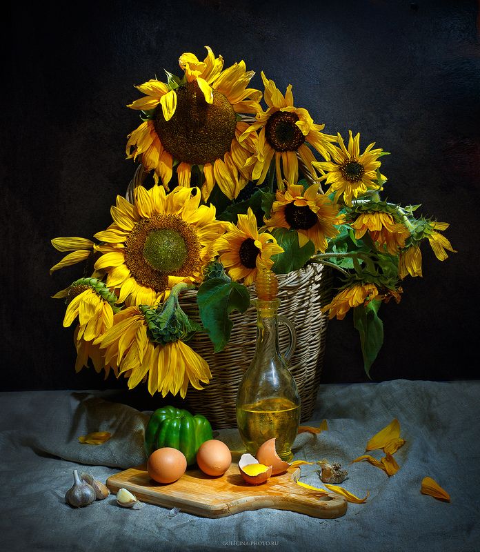 Натюрморт, Подсолнухи Подсолнухи фото превью