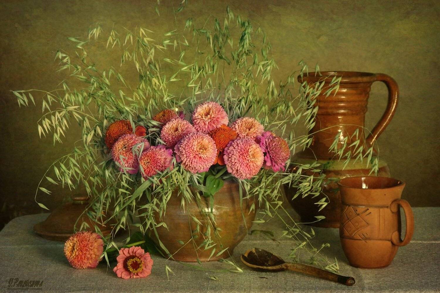 Букет красивых цветов, Розовый букет, Вера Павлухина