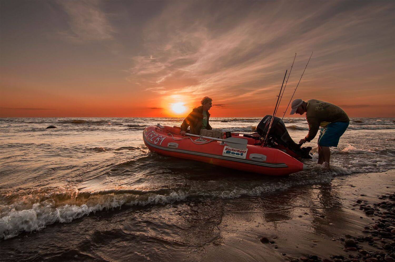fishmen, sea, Daiva Cirtautė