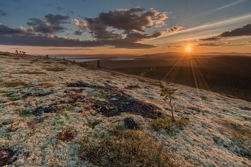 Вечерний вид с горы Оспе фото превью