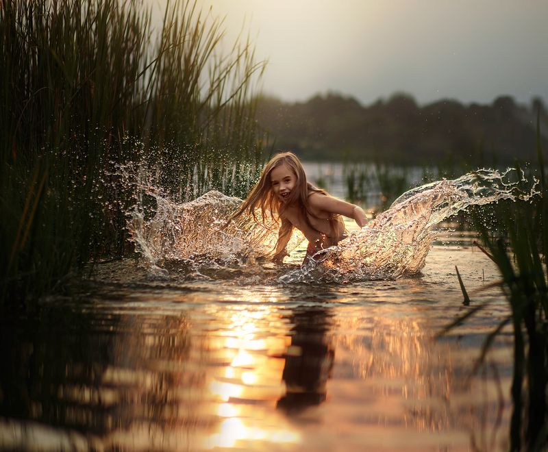 На озере фото превью