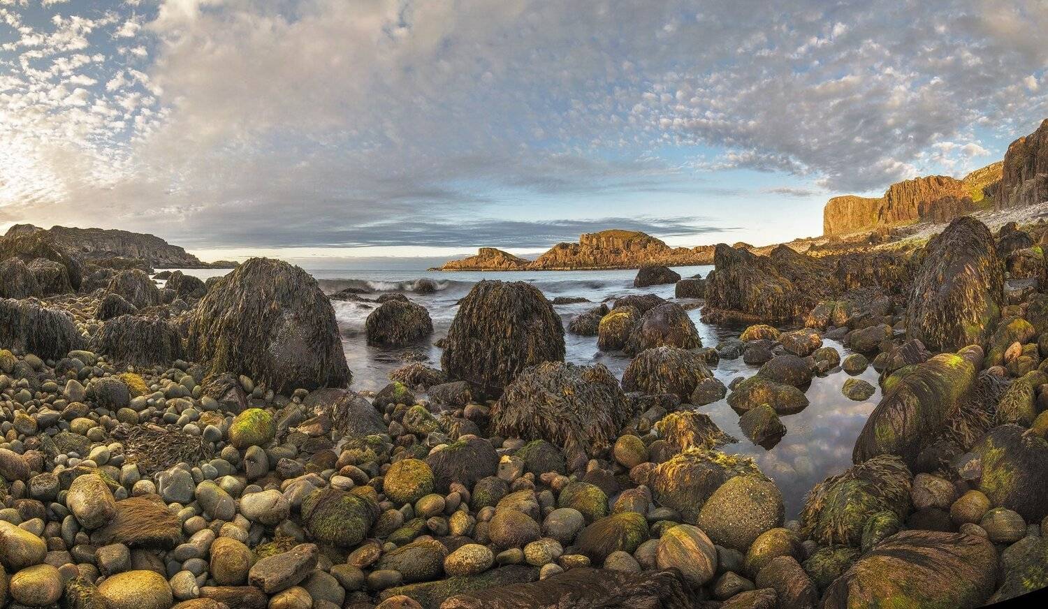 Шельпинская губа, Баренцево  море, Кольский полуостров, Дальние зеленцы, закат, Васильев Алексей