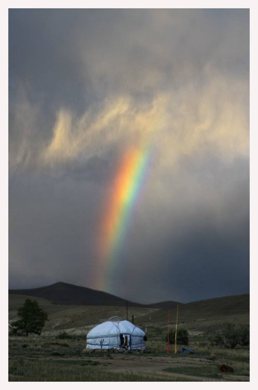 алтай, горный алтай, юрта, чуйская степь, радуга, Галина Хвостенко