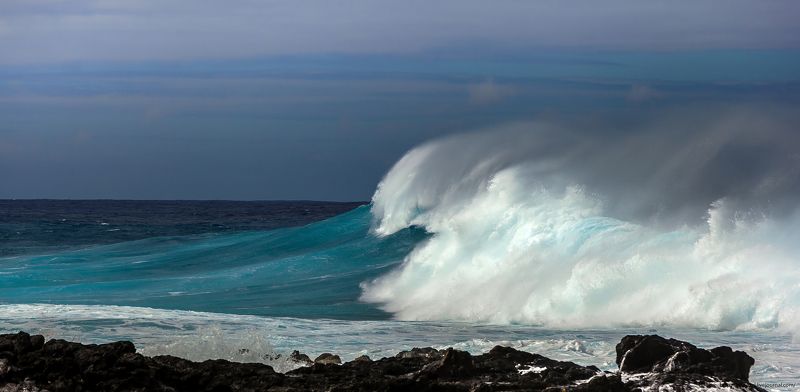 океан, остров Пасхи, Чили,  Штиль на острове Пасхи фото превью