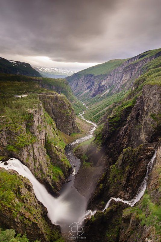 Норвегия, Долина двух водопадов \\ Norway, Valley of two waterfalls фото превью