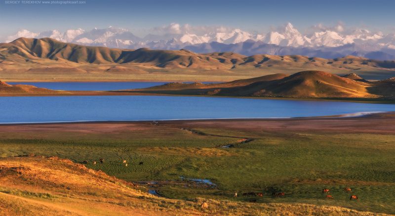 Казахстан, Тузколь, Хан-Тенгри Закат на Хане фото превью
