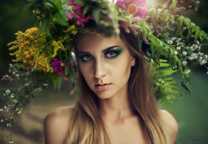 Венок, Лето, Река, Цветы *** фото превью