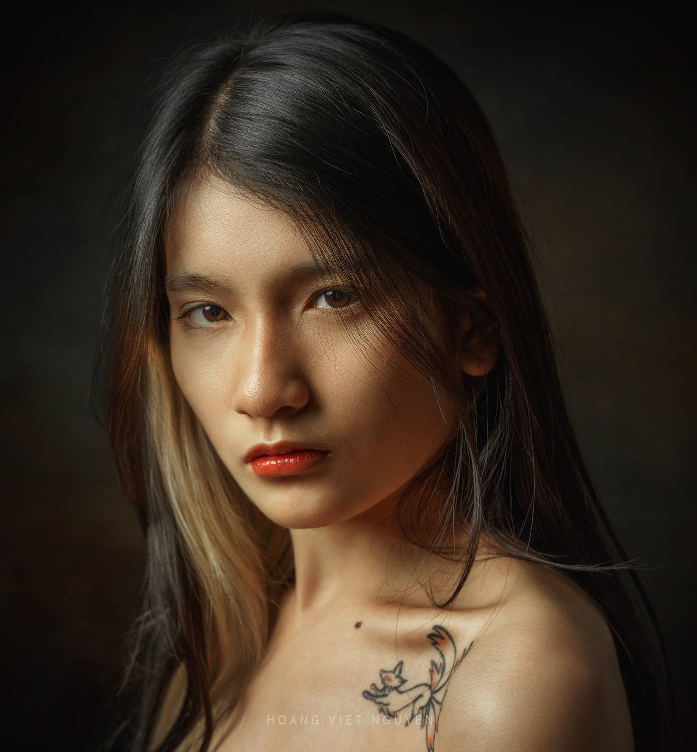 asian, vietnam, vietnamese, portrait, face, women, female, studio, eyes, Nguyen Hoang Viet