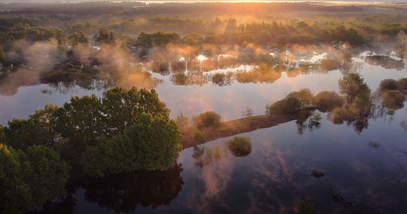 Утренний пейзаж фото превью