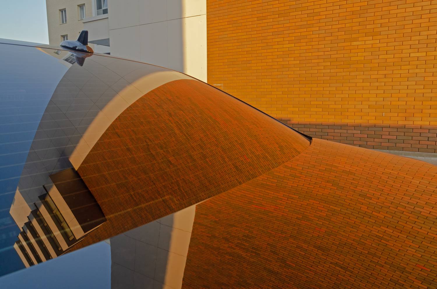 фрагмент абстракция город отражение здание, Гайдук Евгений