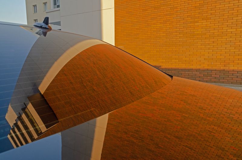 фрагмент абстракция город отражение здание фрагмент фото превью