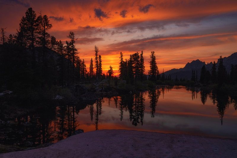 ергаки,горы, закат закат на Лазурном фото превью