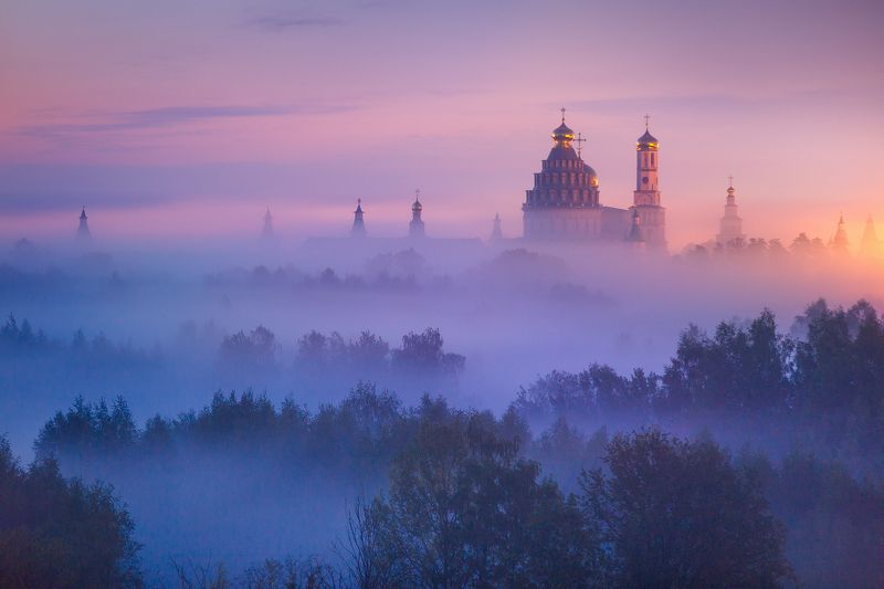 туман, истра, подмосковье Туман над Истрой фото превью