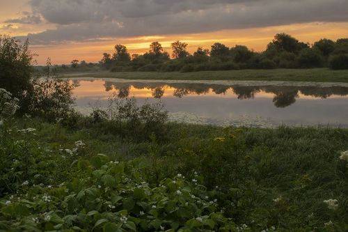 Рассвет у озера