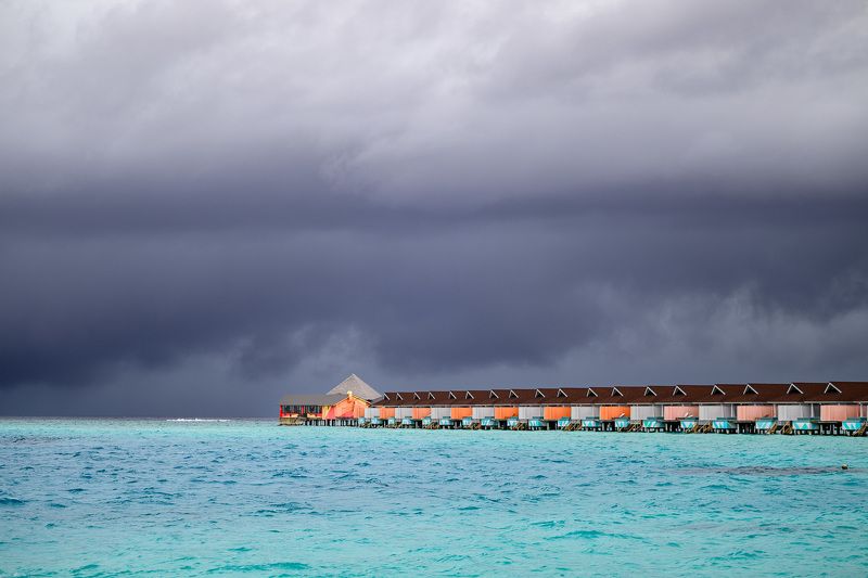 мальдивы Надвигается ураган фото превью