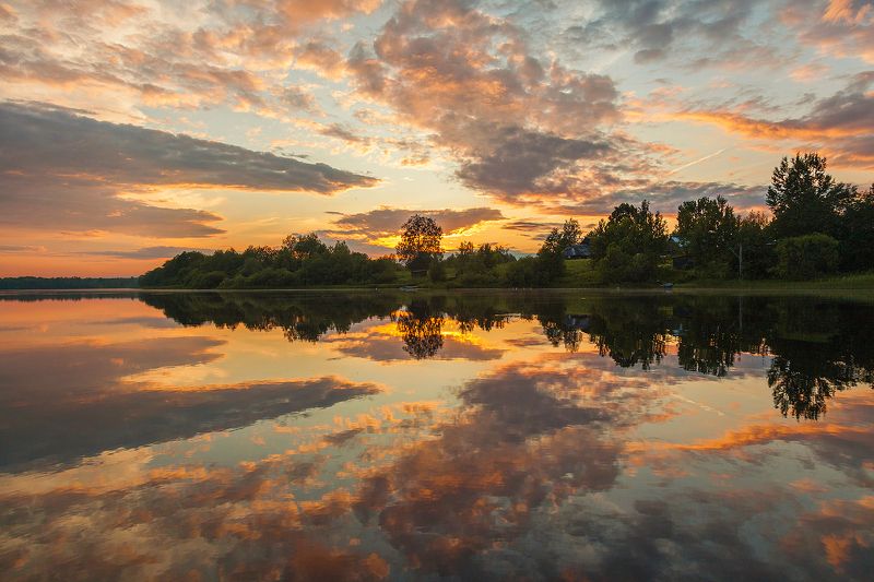Закат фото превью