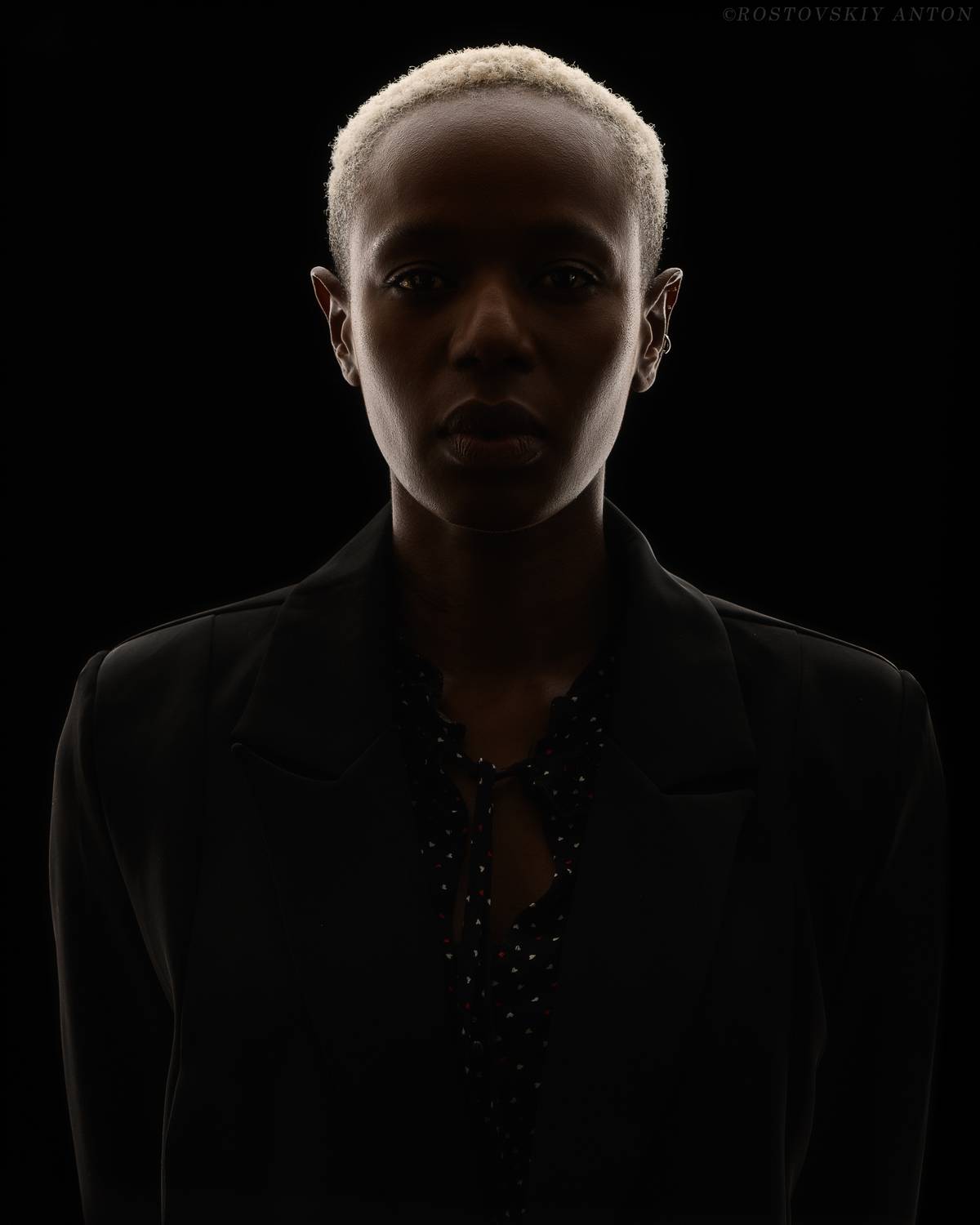 портрет, Бриджет, свет, студия, девушка, Антон Ростовский