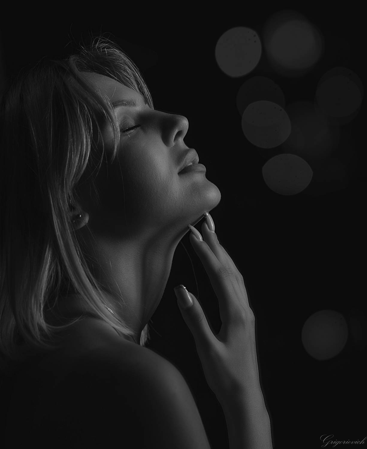 девушка. портрет. красота. глаза. профиль. чувственность., Урасов Олег