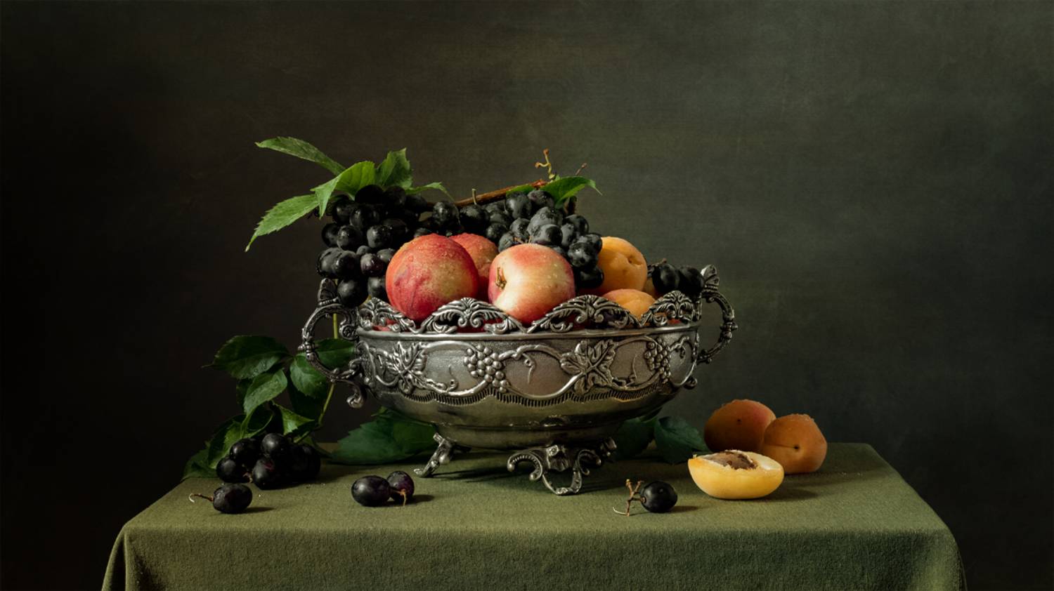 натюрморт, фрукты, Оля