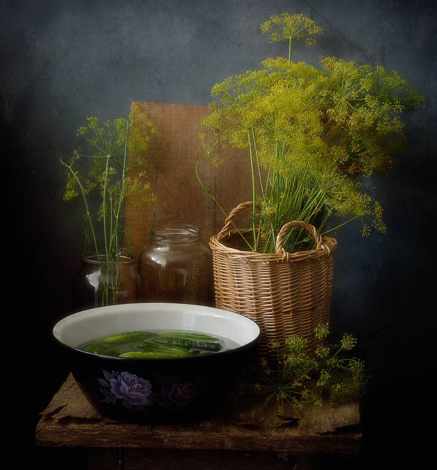 натюрморт,огурцы,укроп,урожай,август, Наталия К